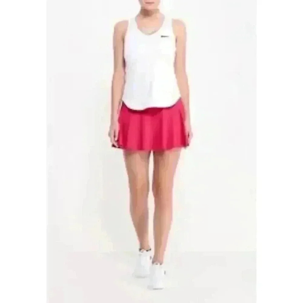 Nike Dri Fit Court Baseline Tennis Skort Skirt Women’s L Hot Pink